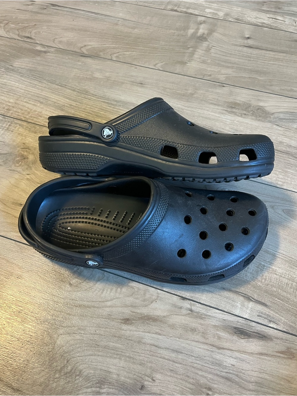 Crocs Classic Clogs Black Men's Size 13 Slip On Water Shoes Comfortable